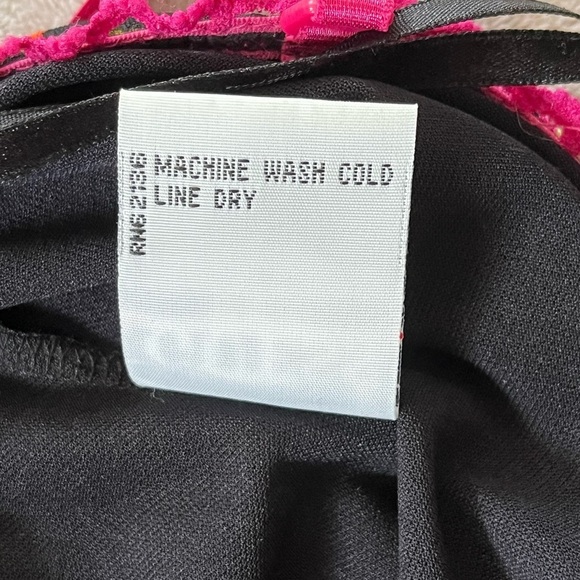 Y2K Guess Women's USA Made Floral Stretch Mesh Removal Straps Mini Dress Small - Picture 11 of 14